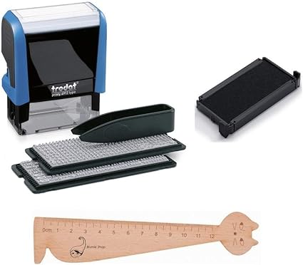 Lot Tampon A Faire Soi Meme Printy Typomatic 4912t 1 Cassette D Encrage 4912 Original 1 Regle Marque Page Blumie Amazon Fr Cuisine Maison