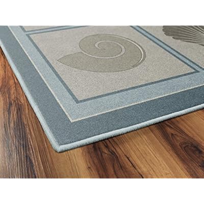 Brumlow Mills Beach and Ocean Area Rug for Living or Bedroom Carpet, Dining or Kitchen Rug, Deck, Patio or Home Decor, 2… 51bptDZRQdL
