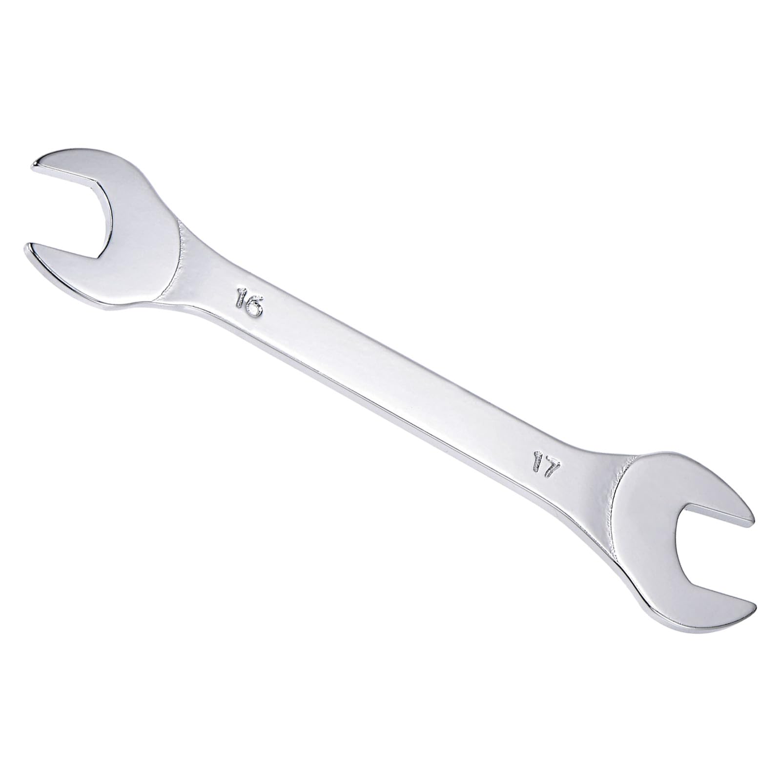 CoCud Thin Open End Wrench, Metric 16mm x 17mm, Double Ended Slim Wrench - (Applications: for Thin Nuts, Narrow Spaces), 1-Pieces
