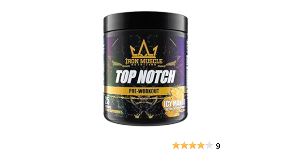 Amazon Com Iron Muscle Top Notch Pre Workout Icy Mango Health Household