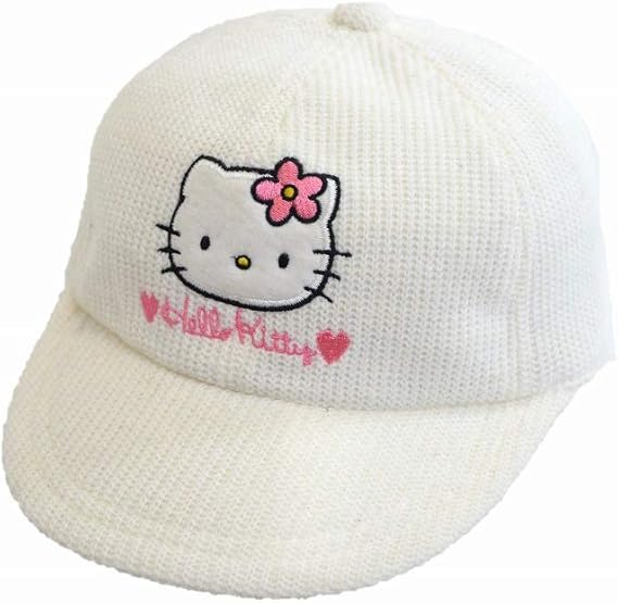 Amazon Co Jp サンリオ Sanrio ハローキティ ベビー キッズ 子供 帽子 ニットキャップ キャップ ネット通販 秋冬 約54cm ホワイト 服 ファッション小物
