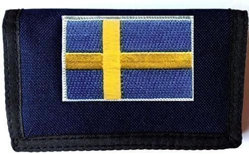 Sweden Swedish Sverige Football Team Supporters Flag Ripper Wallet - Embroidered Logo