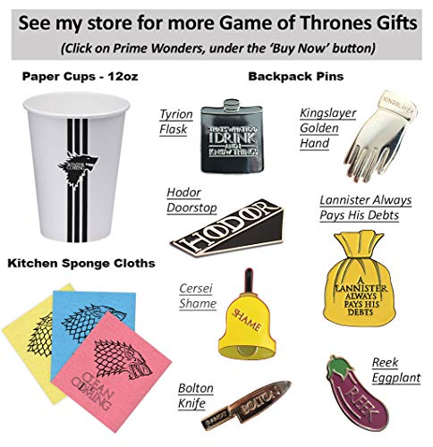 HODOR Game of Thrones Gift | Cute Keychains for Women, Men's Keychain w/Keyring