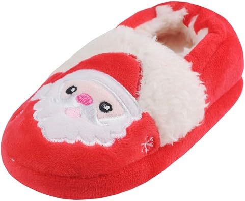 baby santa slippers