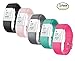 ZEROFIRE Compatible with Fitbit Charge 3 and Charge 3 SE, Waterproof Replacement Wristbands for Women Men, Large Small, Multi Colors
