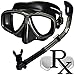 Prescription Purge Mask Dry Snorkel Snorkeling Scuba Diving Combo Set /SCS0005