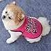 haoricu Puppy Clothes, Summer Cute Small Dog Cat Pet Clothing Dog Hoodie Vest (Hot Pink, Medium)