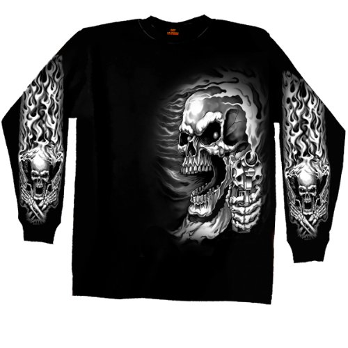 Hot leathers assassin double sided long sleeve t-shirt …