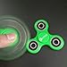 Waitiee Fidget Hand Spinner Finger toy -High Speed 1+ Minute Spins Stress Reliever Reducer Anxiety ADD Killing Time for adults and Kids (Green)