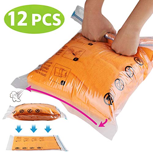Top 10 Compression Vacuum Packing Bags For Travel of 2020 No Place