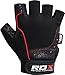 RDX Women Weight Lifting Gloves for Gym Workout - Breathable Ladies Gloves with Anti Slip Palm Protection - Great for Fitness, Bodybuilding, Powerlifting, Strength Training, Cycling & Exercise