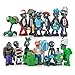 Maggift Plants vs Zombies Figure PVC Toys,16 Piece (Plants vs Zombies)