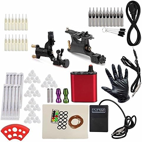 tattoo complete kit 2 rotary machine set power supply HOP