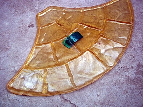 European Fan Mat Stamp Texturing Skin Slate Pattern Stone Decorative Concrete Cement Imprint Texture Stamp Mat poliurethane Stamping
