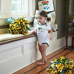 NFL Green Bay Packers 3 Pack Ruffle Sleeve Team