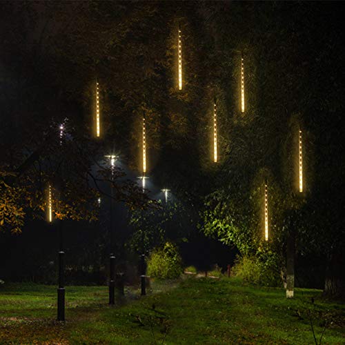 288LED Meteor Shower Rain Lights, 8Tubes Falling Rain Drop Icicle