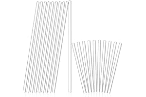 20 Pieces Glass Stirring Rods Glass Stir Rods Stick Glass Stirring Rods Stir Stick with Both Round Ends 12 Inch Long 7 mm Dia