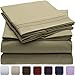 Mellanni Bed Sheet Set - HIGHEST QUALITY Brushed Microfiber 1800 Bedding - Wrinkle, Fade, Stain Resistant - Hypoallergenic - 4 Piece (Full, Olive Green)