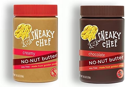 The Sneaky Chef Creamy and Chocolate No Nut Butter Variety Pack, 16.2 Ounce