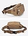 Muzee Mens Canvas Waist Pack Running Sling Backpack Crossbody Bag Fanny Packs