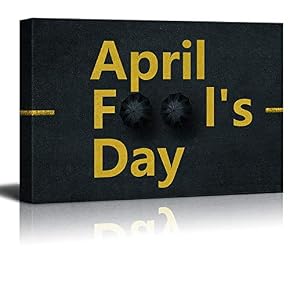 Framed April Day Theme Design Home Artwork for...