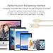 iPhone Charger Cable, Quntis 3Pack (3ft 6ft 10ft) Braided Charging and Syncing USB Lightning Charger Cord Certified for iPhone 7 7 Plus 6S 6 Plus 6S 6 SE 5S 5C 5 iPad Air Mini iPod Nano 7 (Gold)