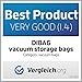 Space Saver Vacuum Storage Bags - 20 Premium Travel Space Bags - Bag Size: Jumbo Large & Medium - 2X Sealed Compression Plastic Bags For Clothing Storage, Clothes bedding & Packing - DIBAG