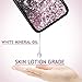 Caka Case for Galaxy Note 8 Glitter Case for Women Girls Liquid Bling Shining Sparkle Luxury Flowing Floating Waterfall Quicksand Girly Soft TPU Black Case for Samsung Galaxy Note 8 (Rose Gold)