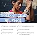 Maria Shireen: Athleisure Hair Tie Bracelet - Lightweight Aluminum Hair Tie Holder - Functional Workout Accessory - Patented Design - Never Lose Another Hair Tie - Comfortable and Stylish - Medium