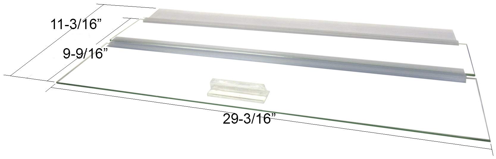 Buy Aquarium Glass Canopies for Aquariums with & Without Center Braces