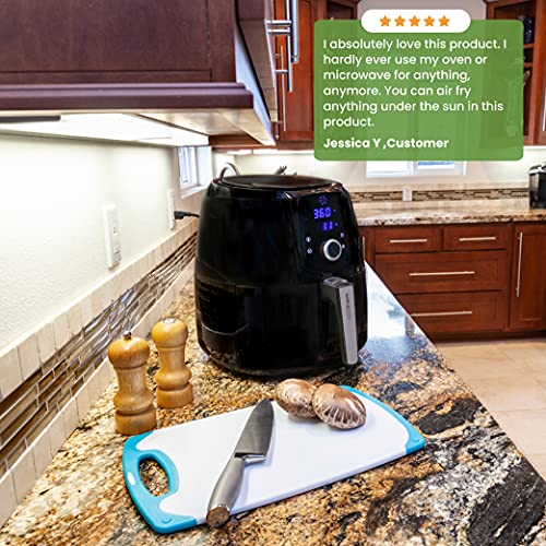 Simple Living Products XL Digital Air Fryer, 7 Custom Presets, 2 Hour
