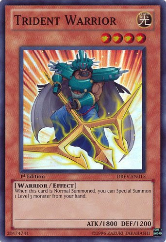 Yu-Gi-Oh! - Trident Warrior (DREV-EN015) - Duelist Revolution - 1st Edition - Super Rare