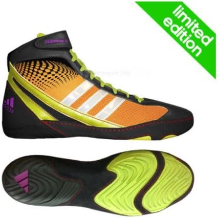 Adidas Response 3.1 Wrestling Shoes - Bahia Orange/Black/Bahia Glow - 10