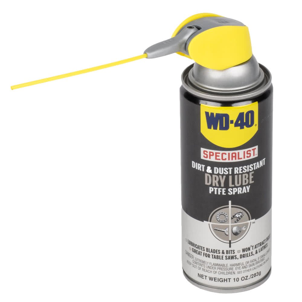 WD40 Specialist Dirt Dust Resistant Dry Lube PTFE Spray with SMART