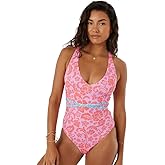 Roxy Women's One Piece Swimsuit – Slimming Tummy Control Bathing Suit, Removable Cups, Quick-Dry Fabric