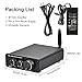 Bluetooth 5.0 Stereo Audio Amplifier Receiver 2 Channel Class D Mini Hi-Fi Integrated Amp for Home Speakers 50W x 2 TPA3116 – Fosi Audio BT10Athumb 2
