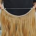 Invisible Wire Hair Extensions Pieces Secret Curly Wavy Hair Extension Synthetic Adjustable Headband Hairpieces for Women (20 Inch (Pack of 1), 27J)