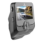 Muson MB2 Car Dash Cam 2.4'' LCD FHD Car Dashboard Camera DVR Recorder With 170° Wide Angle View Lens, WDR, Built-in WiFi, Loop Recording, G-sensor, Night Vision - Black