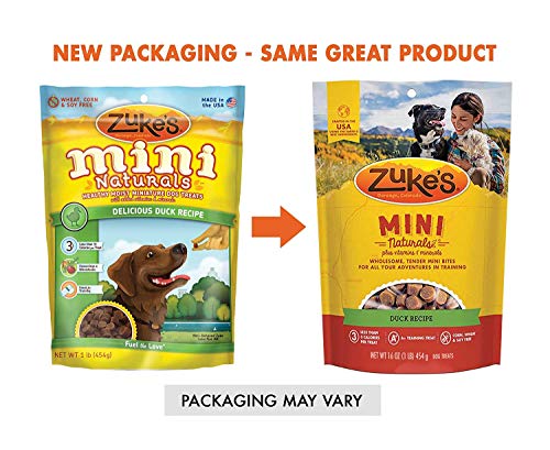 Zuke's Mini Naturals Dog Treats, Duck - Thumbnail 2