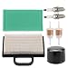 Mckin MIU11286 GY21056 Air Filter + AM125424 Oil Filter + AM116304 Fuel Filter fits John Deere LA120 LA130 LA140 LA150 L120 LA135 LA145 D130 D140 Lawn Mower Maintenance Kit Parts