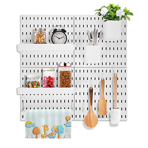 Pegboard 11’’ x 11’’ WallMount Kits and Accessories (Includes 2 x Utensil