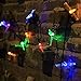InnooLight Solar Dragonfly String Lights 21 Feet 30 LED Outdoor Christmas Trees Fairy Light, Decoration Lights for Garden, Patio, Proch, Deck, Wedding, Party and Holiday Decorations, Multi Color