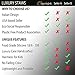 CAPRIER 10 Reusable Straws 10.5 inches Premium Set, Extra Long Stainless Steel Straws, Metal Straws for Yeti Tumbler, No Fading Color Dishwasher (10 Straws, 2 Brush, 1 Handmade Case, 1 Pouch) | Silver