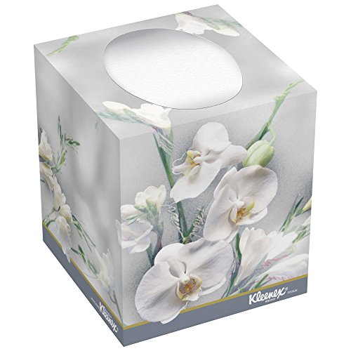 Kleenex Facial Tissue Cube (21269), Upright Face Tissue Box, 36 Boxes/Case, 95 Tissues/Box, 3,420 Tissues/Case