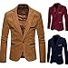 SPE969 Corduroy Men's Coat Suit Autumn Winter Casual Slim Long Sleeve Jacket Blazer Top