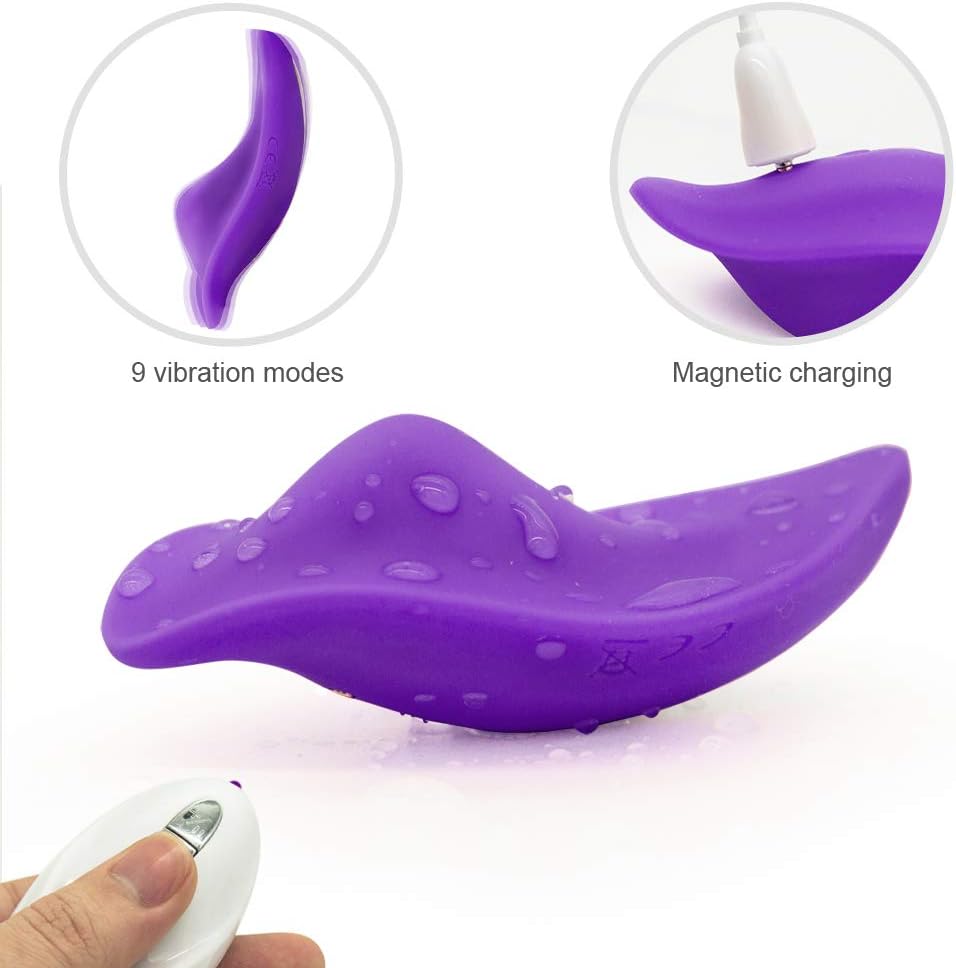 9 Frequency Wireless Remote Mini Invisible Wearable Strapless Stimulator Strap on Panty vǐbradors Excited Toy for Woman T-Shirt