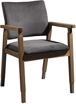 Amazon Com Dining Chairs Cjc Beechwood Frame Linen Suede Oil Wax