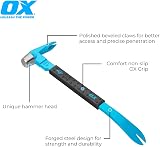 OX Tools Pro Claw Bar 12 inch 300mm Heavy Duty Pry Bar Demolition Tool view 2