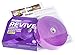 Fitdom Kinesiology Physiotherapy Sports Tape + Bonus Instruction Guide. Therapeutic Taping for Knee, Shoulder, Elbow. (Powerful Purple Uncut Bulk, Uncut Bulk -115 ft)