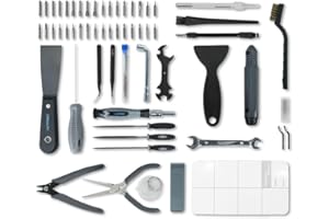Creality 74Pcs Tool Kit for 3D Printer, Tool Wrap Kit Assembly/Removal/Filament Cutting Set, 3D Printing Accessories for All 